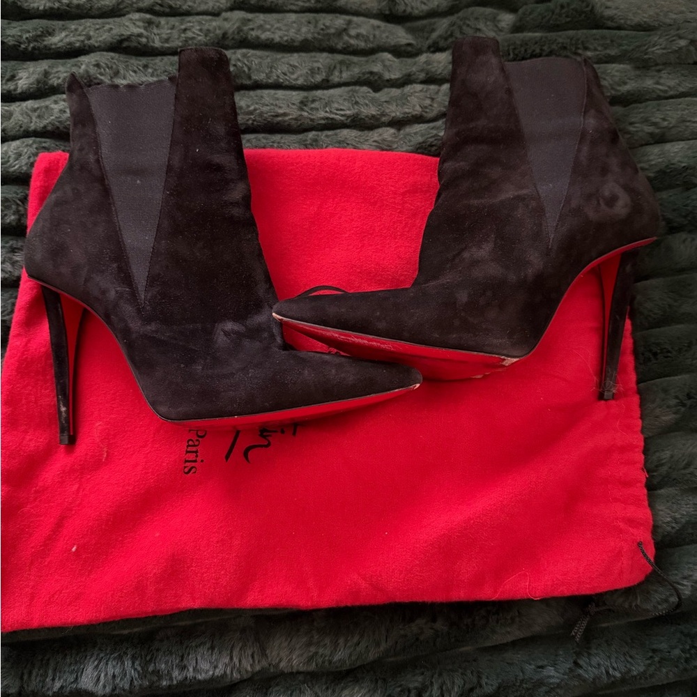 Elegant Black Stiletto Ankle Boots